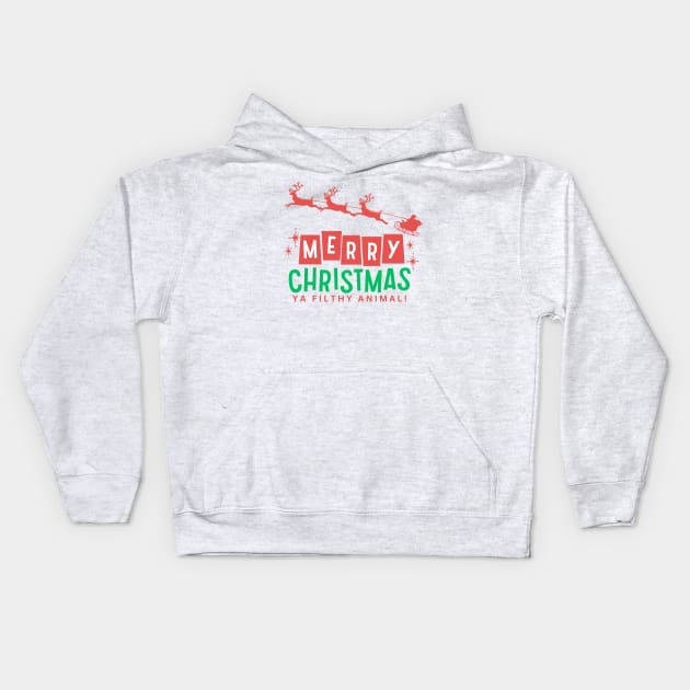 Merry Christmas - Home Alone Kids Hoodie by Capone's Speakeasy